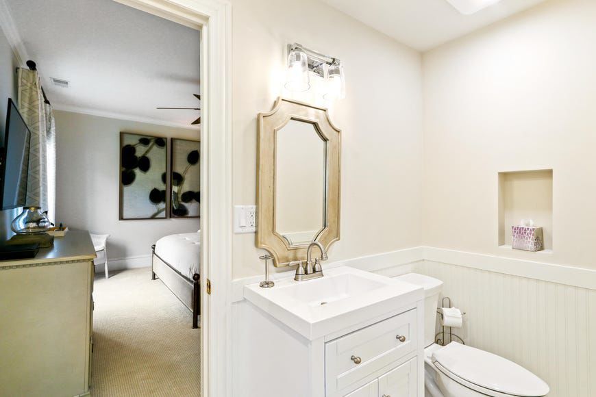 Third bedroom bathroom